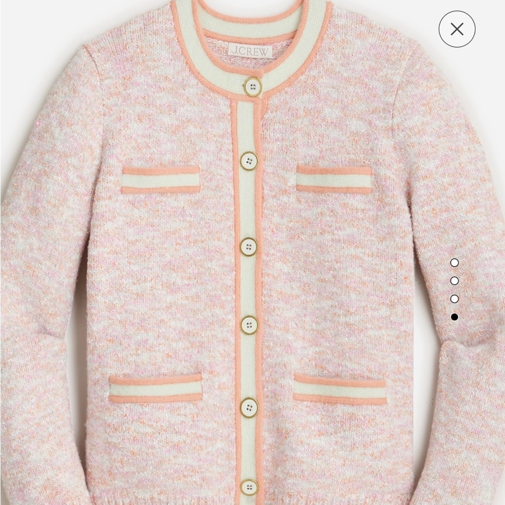 J Crew Marled Sweater Lady Jacket, size S